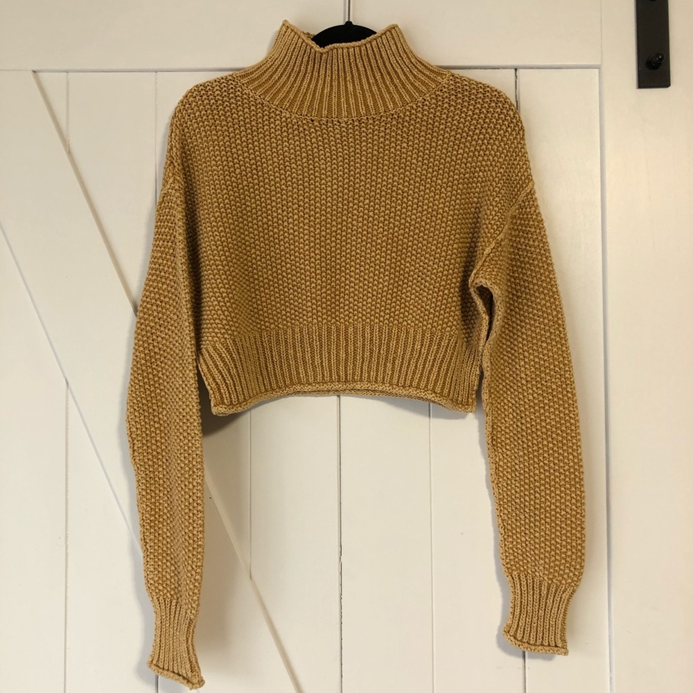 Free People mock neck sweater